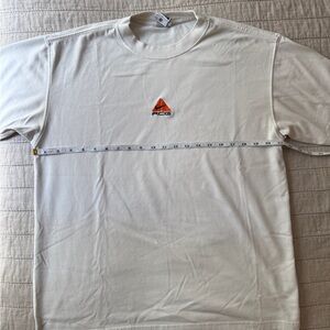 Nike ACG White Short-Sleeve Tee with Small Orange Logo